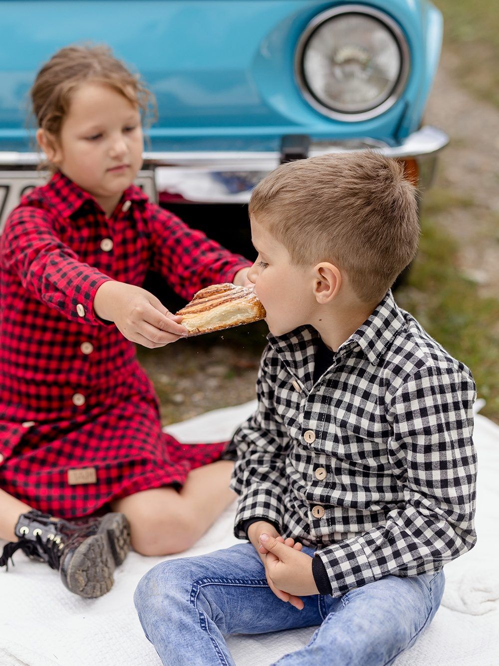 Chlapecká košile flanelová COMFORT s dlouhým rukávem