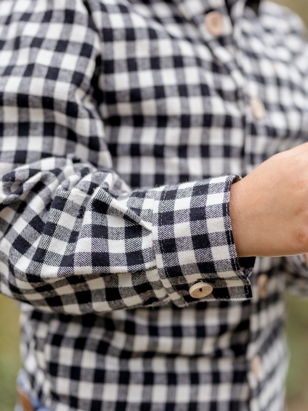 Chlapecká košile flanelová COMFORT s dlouhým rukávem