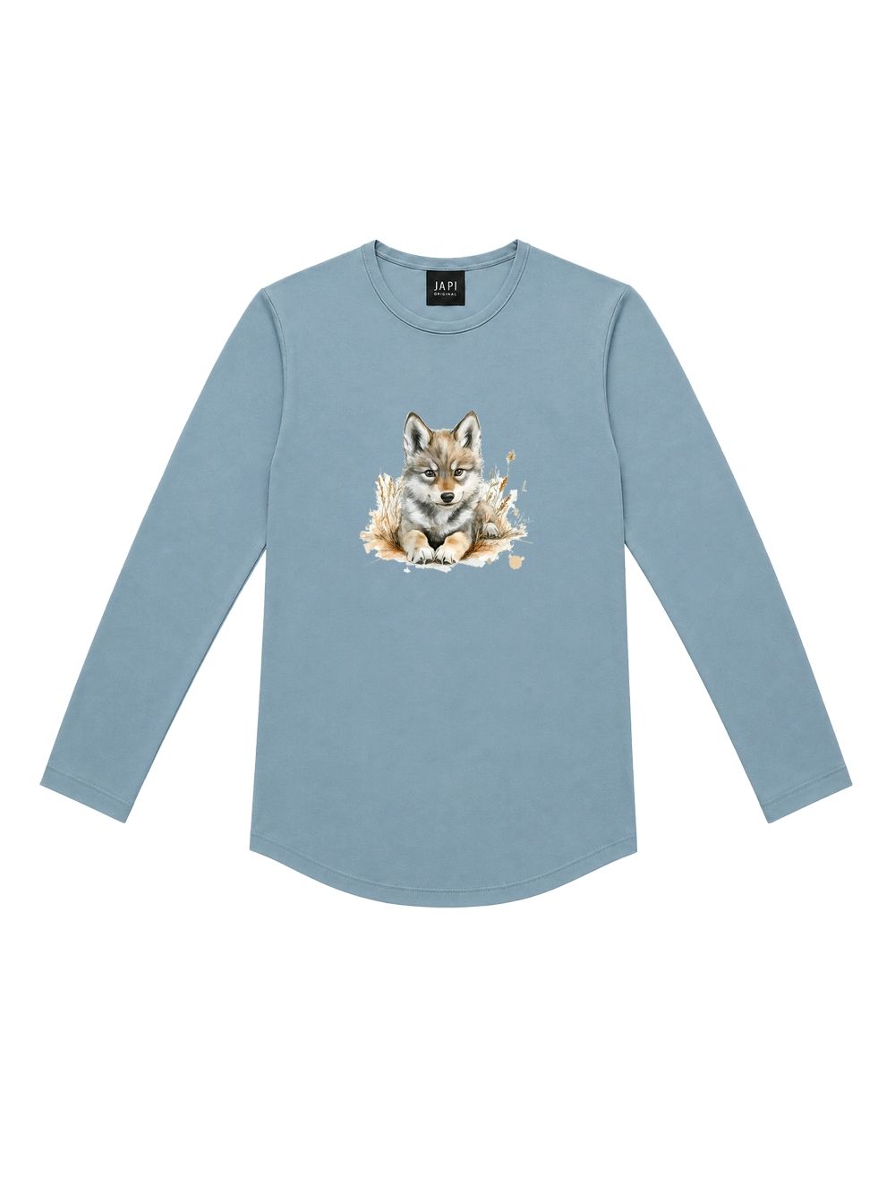Chlapecké tričko CUTE WOLF s dlouhým rukávem