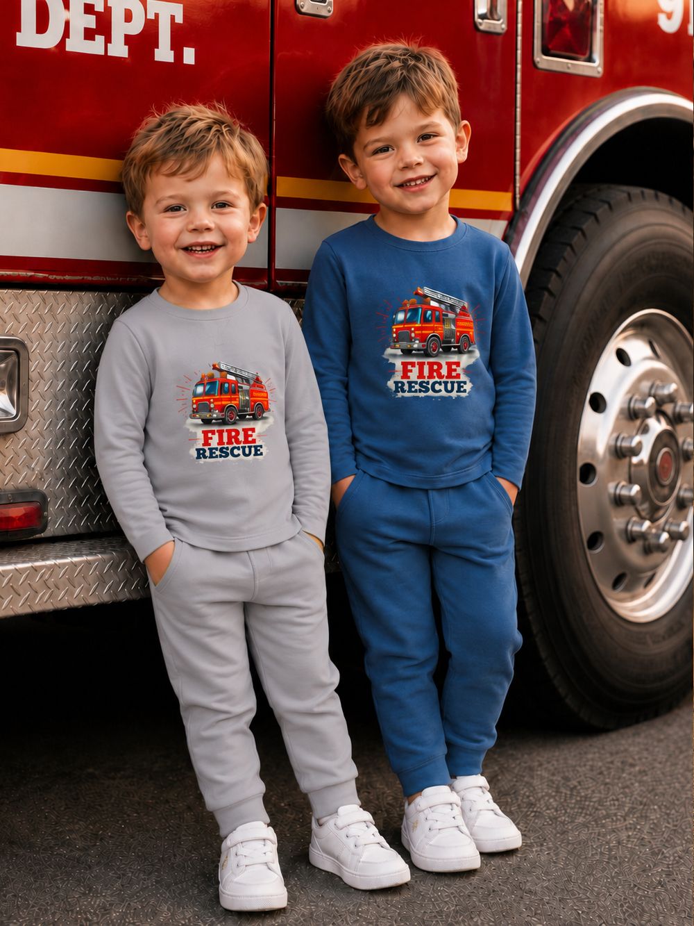 Chlapecké tričko  FIRE RESCUE s dlouhým rukávem