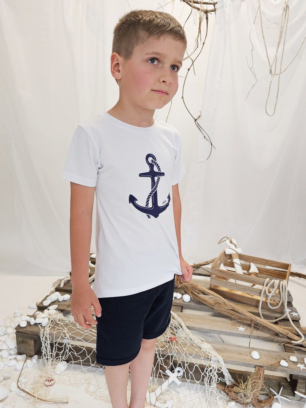 Chlapecké tričko NAUTICAL s krátkym rukávem