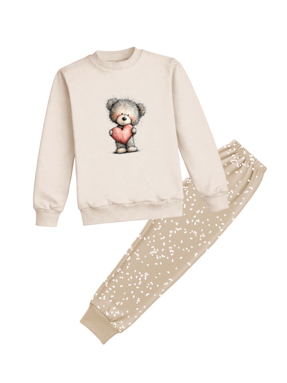 Dámske pyžamo LOVELY TEDDY s dlouhým rukávem