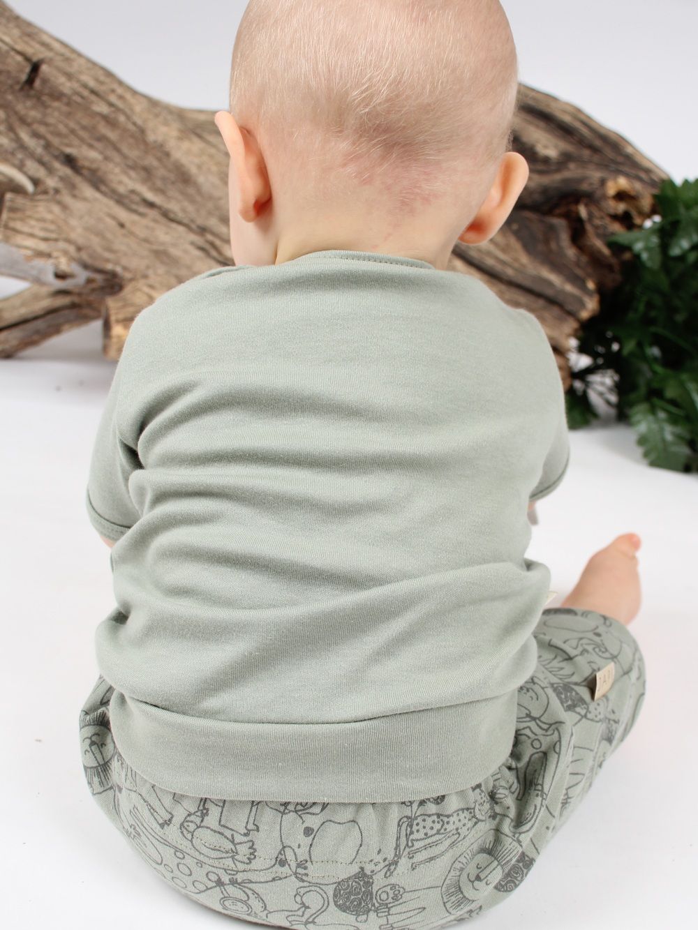 Dětská souprava tričko + kraťasy 1F  SAFARI s krátkym rukáve