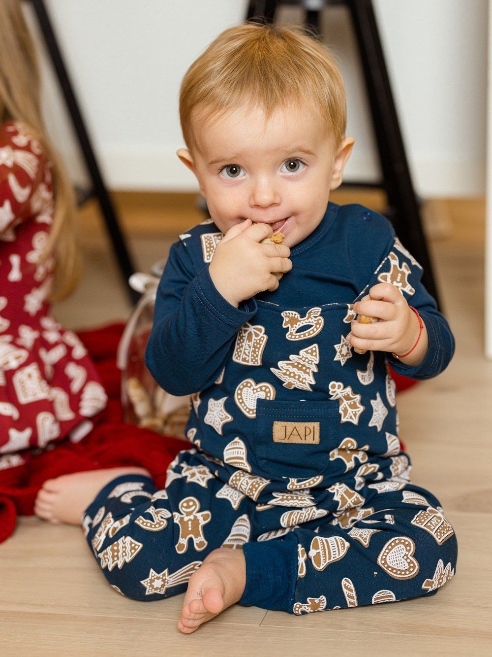 Dětské body 1F GINGERBREAD s dlouhým rukávem
