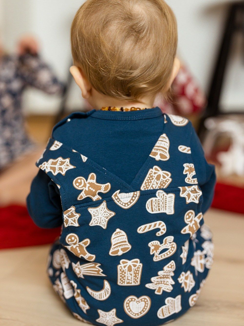 Dětské body 1F GINGERBREAD s dlouhým rukávem