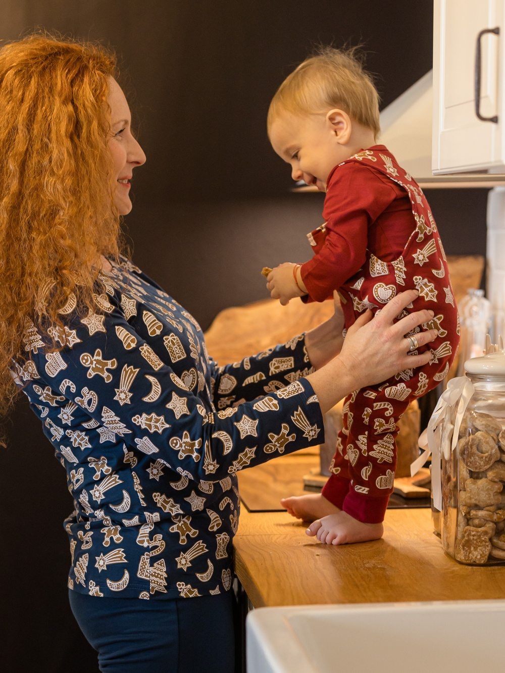 Dětské body 1F GINGERBREAD s dlouhým rukávem