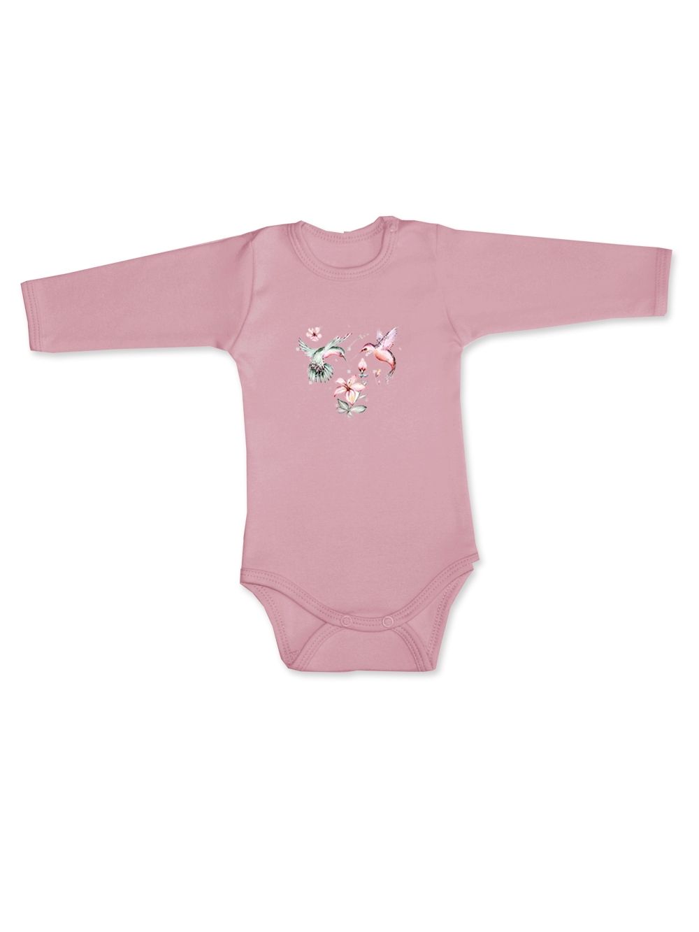 Dětské body BIRDS  s dlouhým rukávem