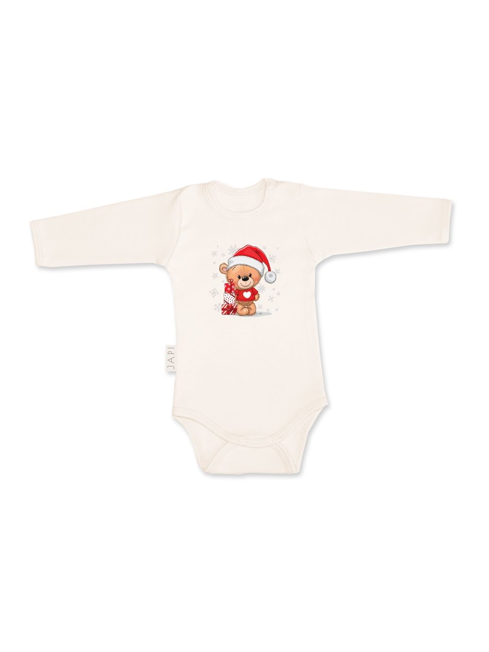 Dětské body CHRISTMAS GIFT s dlouhým rukávem