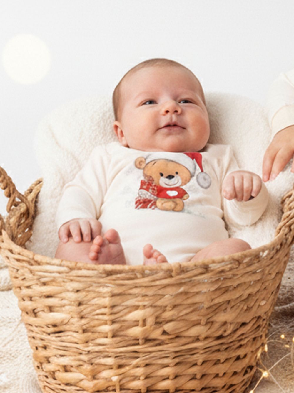 Dětské body CHRISTMAS GIFT s dlouhým rukávem