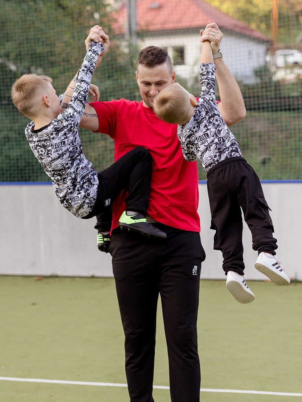 Dětské body FOOTBALL s dlouhým rukávem