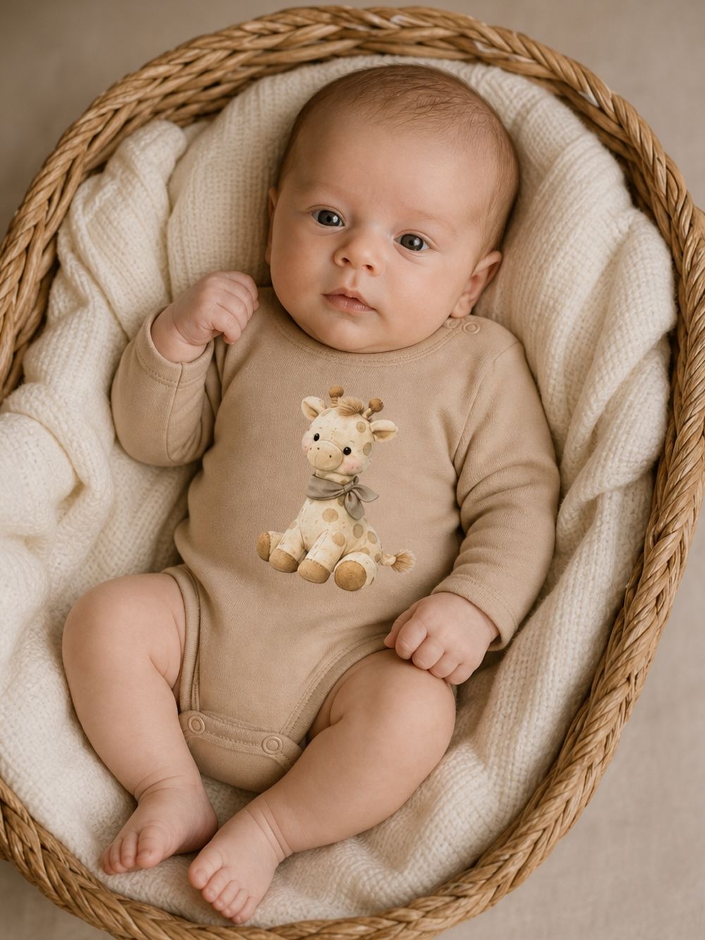 Dětské body GIRAFFE s dlouhým rukávem