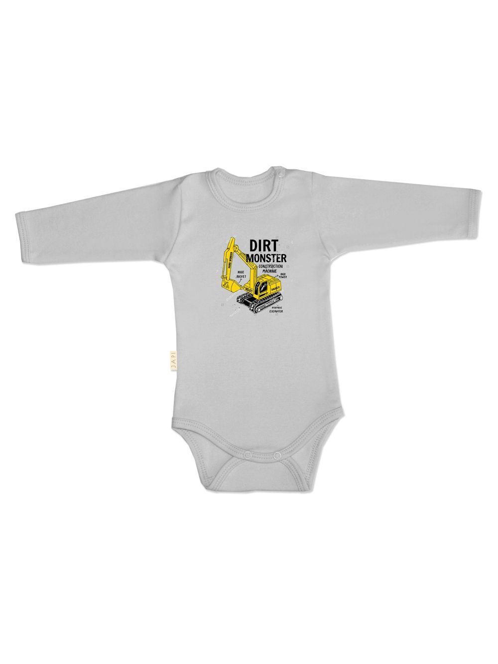 Dětské body MONSTER s dlouhým rukávem