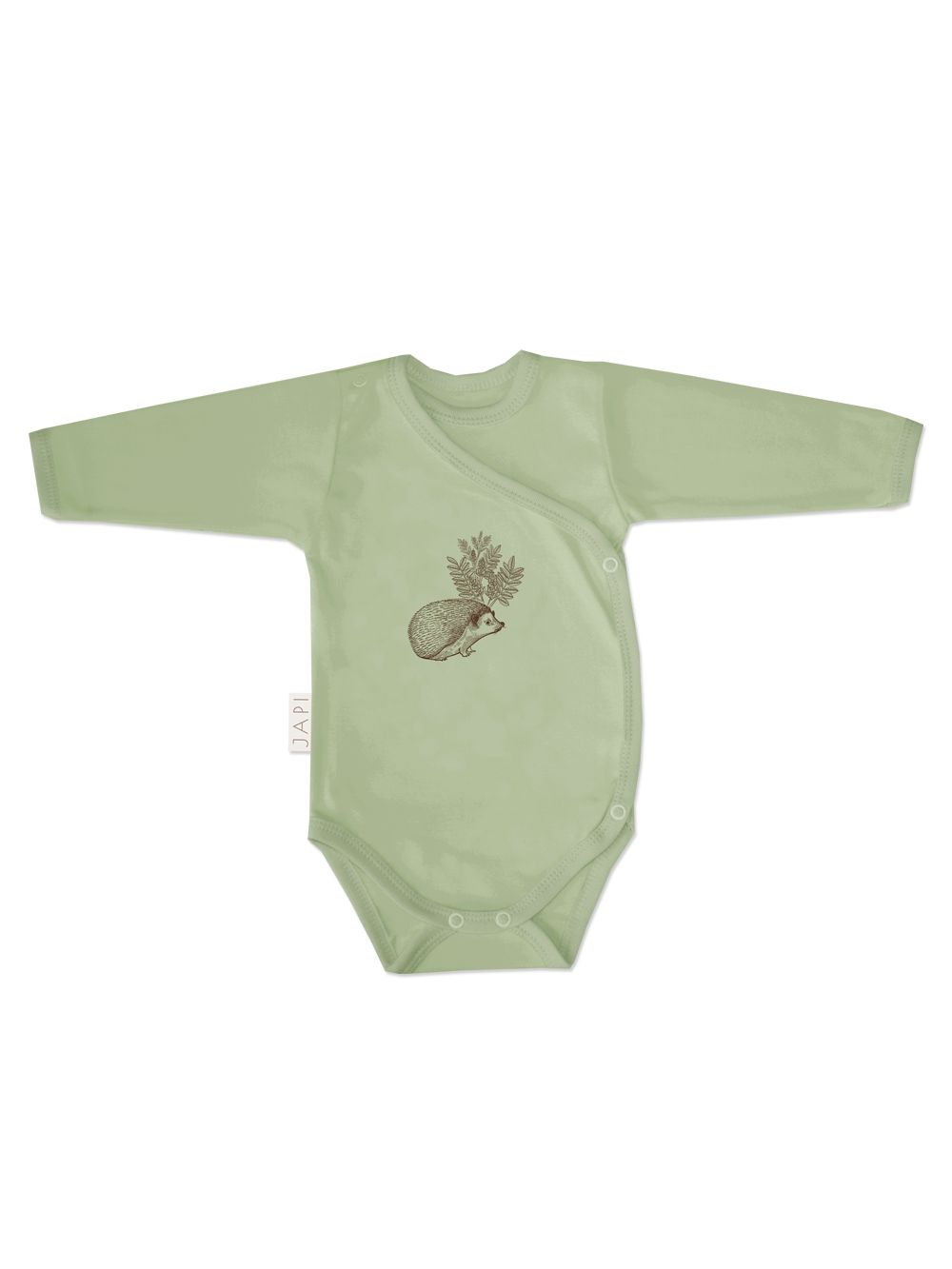 Dětské body překládací 1F WOOD s dlouhým rukávem