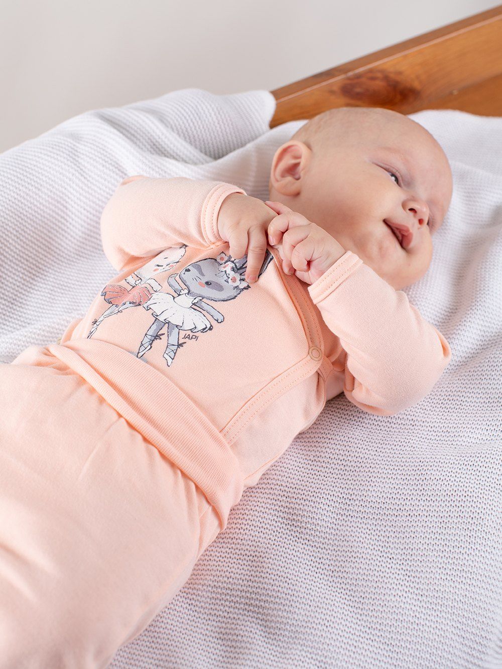 Dětské body překládací BALLERINA s dlouhým rukávem