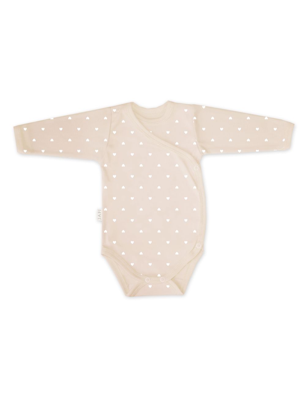 Detské body prekladané s dlhým rukávom