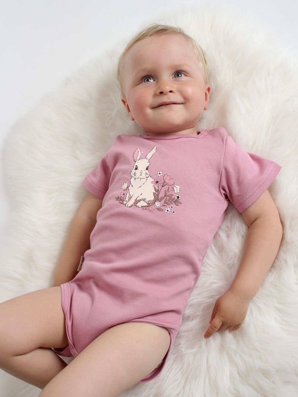 Dětské body SWEET BUNNY s kratkym rukávem