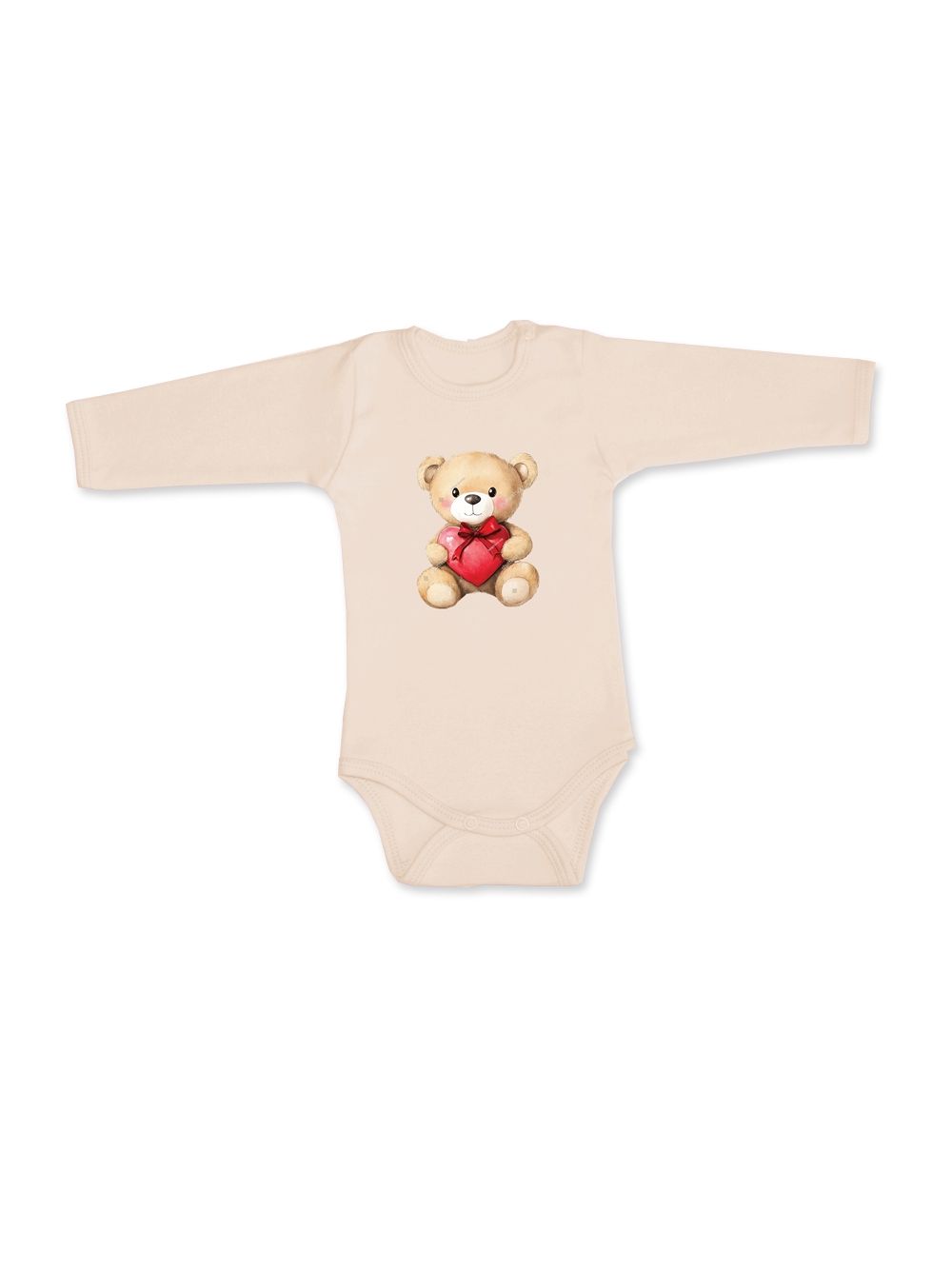 Dětské body TEDDY LOVE s dlouhým rukávem