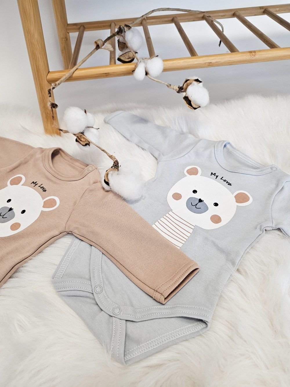 Dětské body TEDDY s dlouhým rukávem