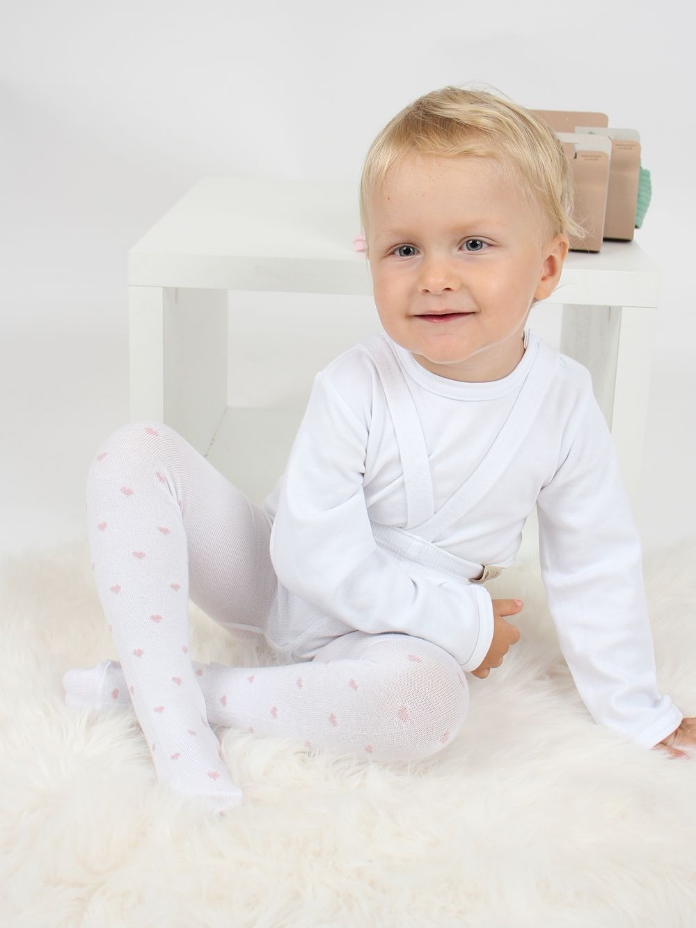 Dětské punčocháče s kšandami BAMBUSOVÉ SWEET