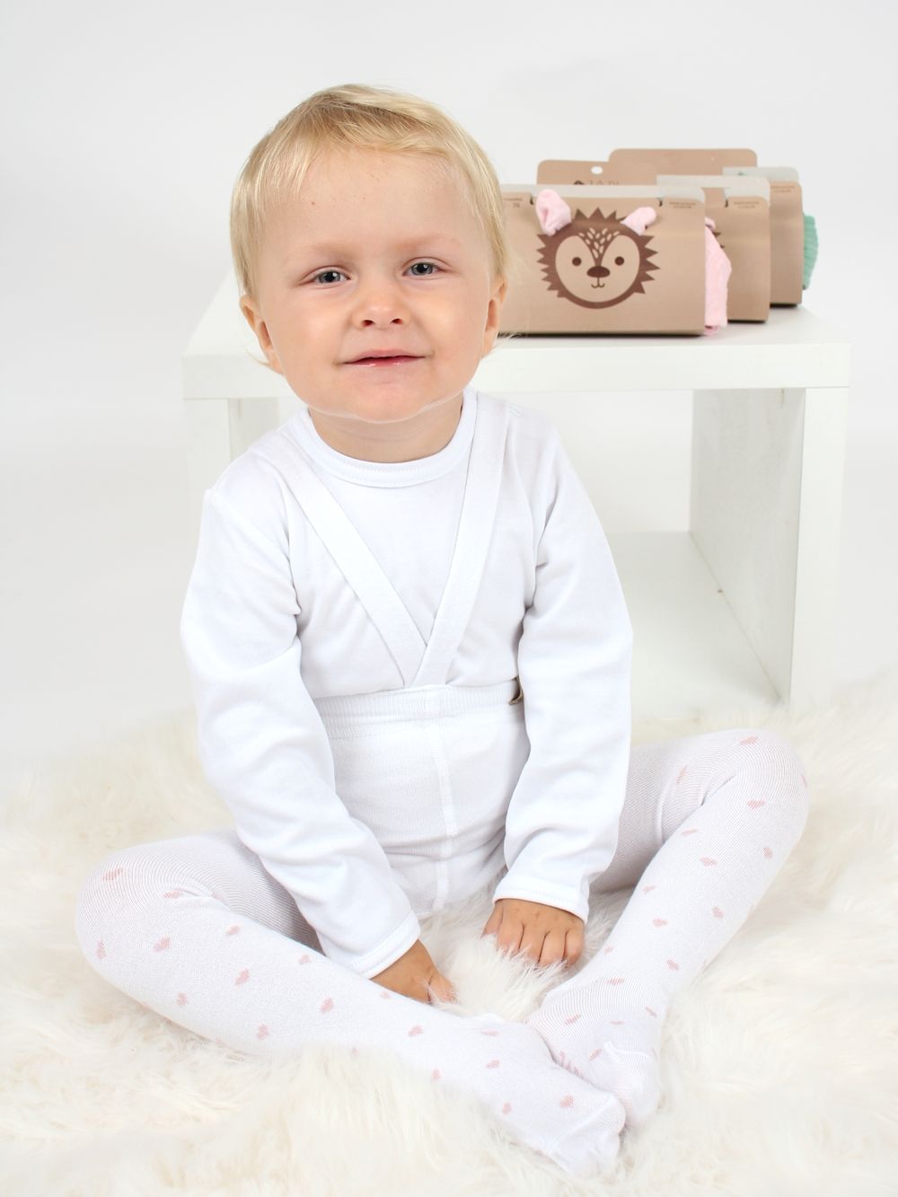 Dětské punčocháče s kšandami BAMBUSOVÉ SWEET