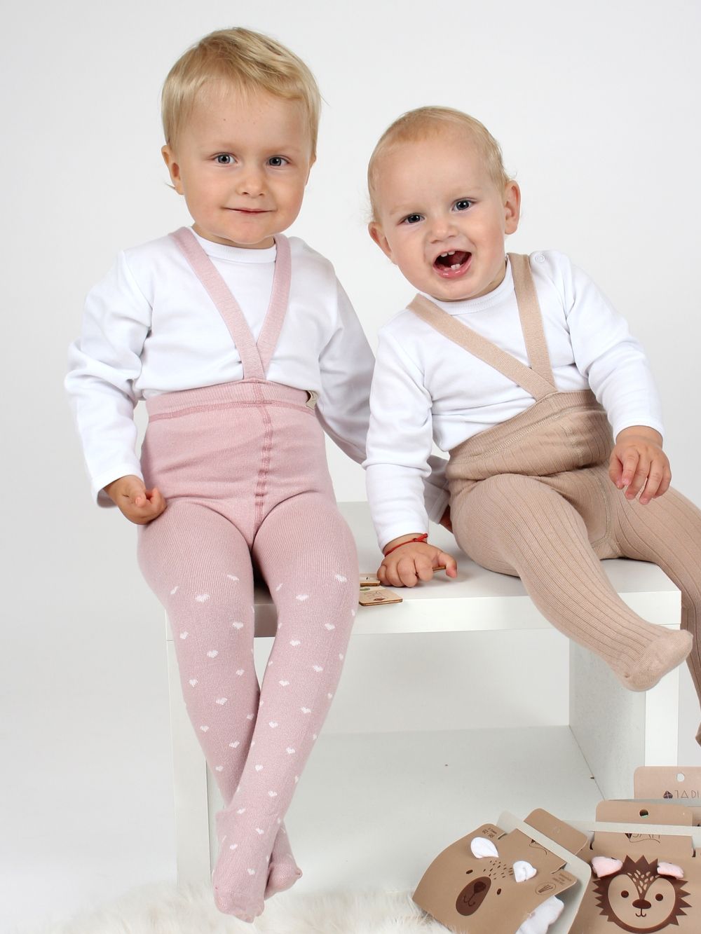 Dětské punčocháče s kšandami BAMBUSOVÉ SWEET