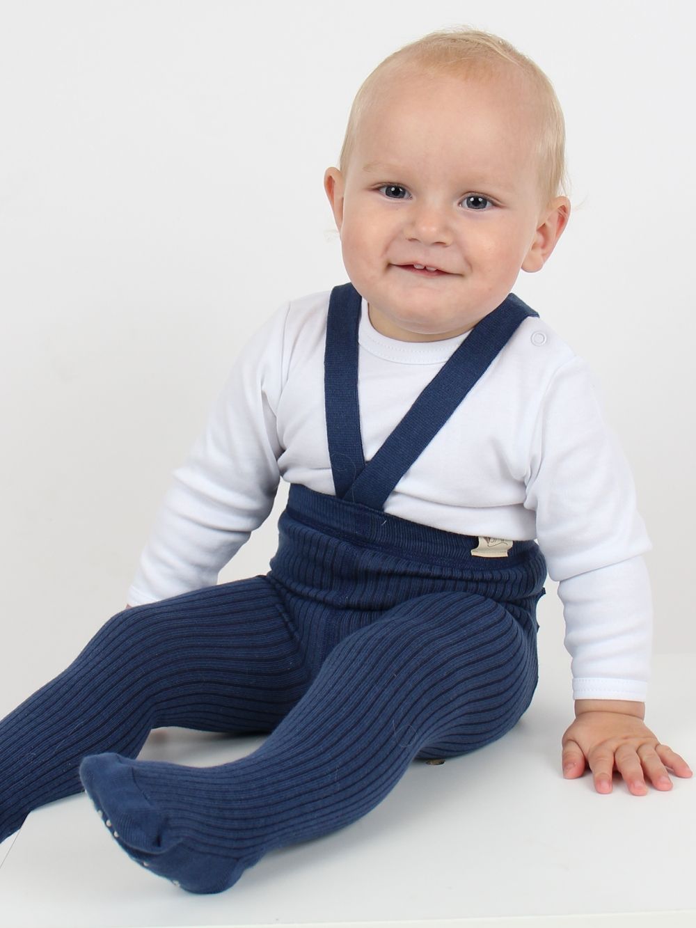 Dětské punčocháče s kšandami protiskluzové REBROVANÉ 2