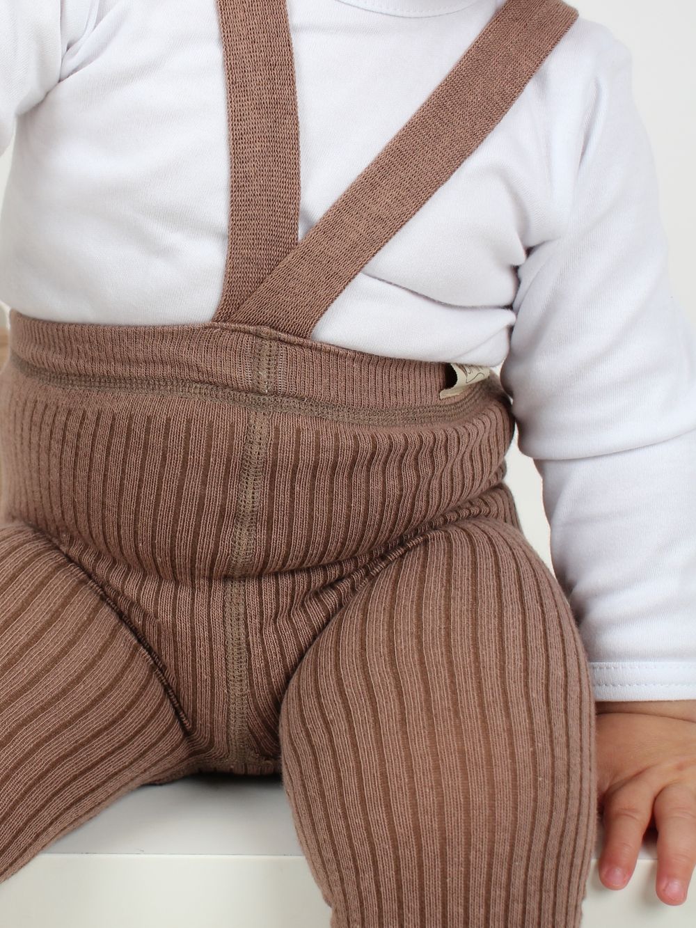 Dětské punčocháče s kšandami protiskluzové REBROVANÉ 2