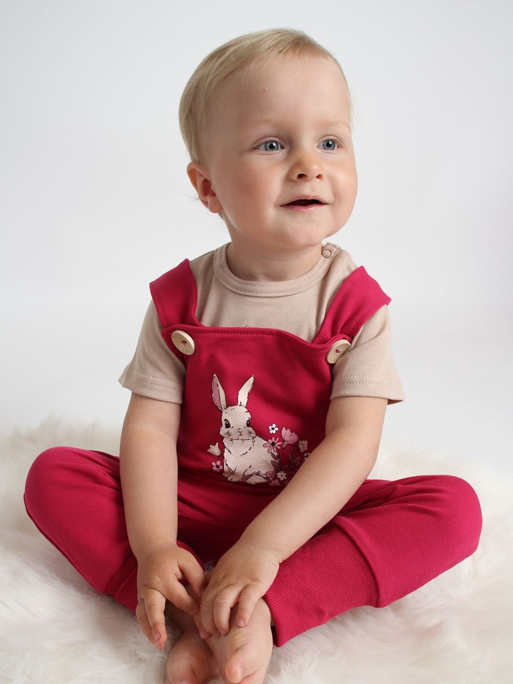 Dětské tepláky na šle SWEET BUNNY