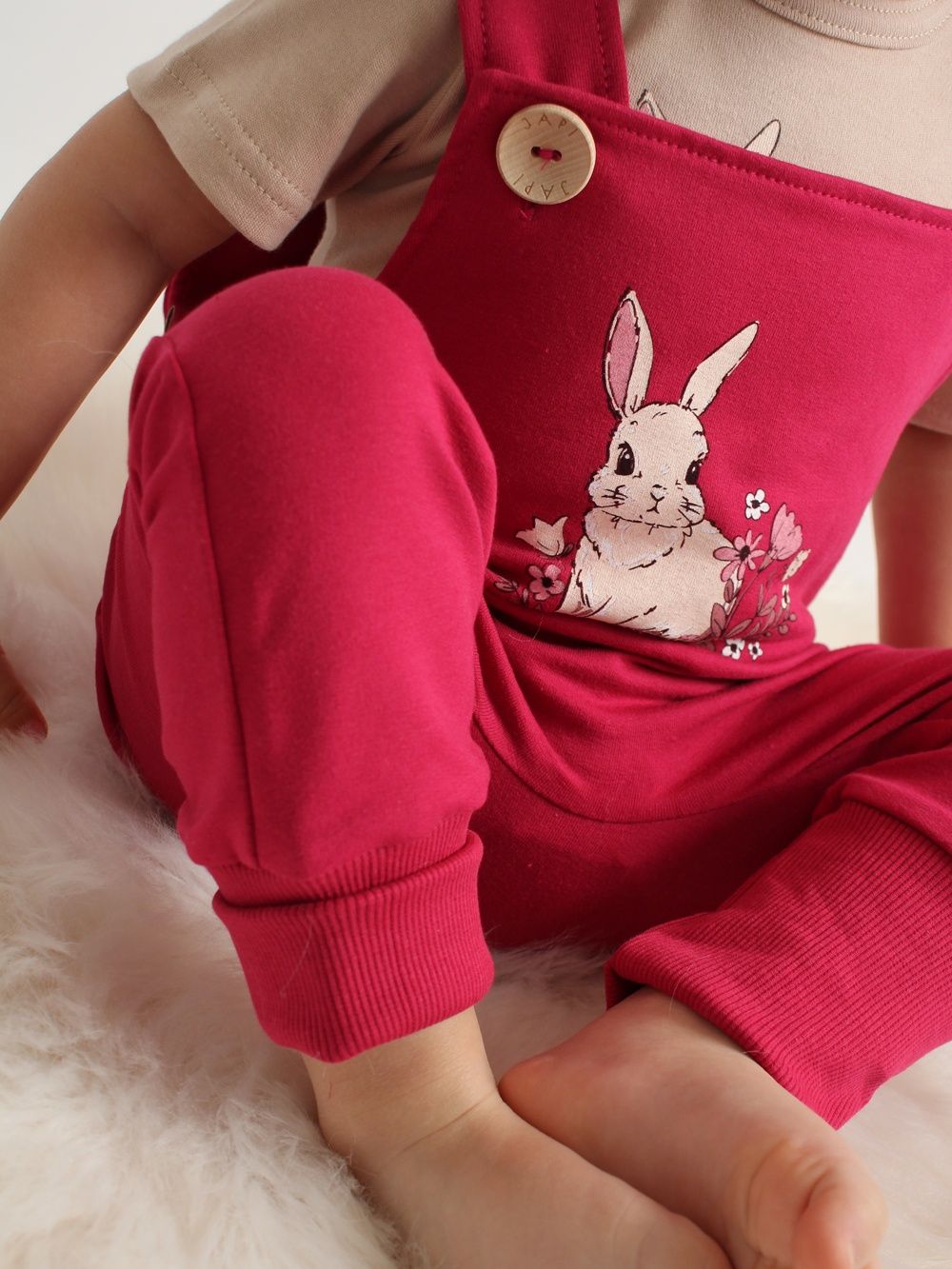 Dětské tepláky na šle SWEET BUNNY