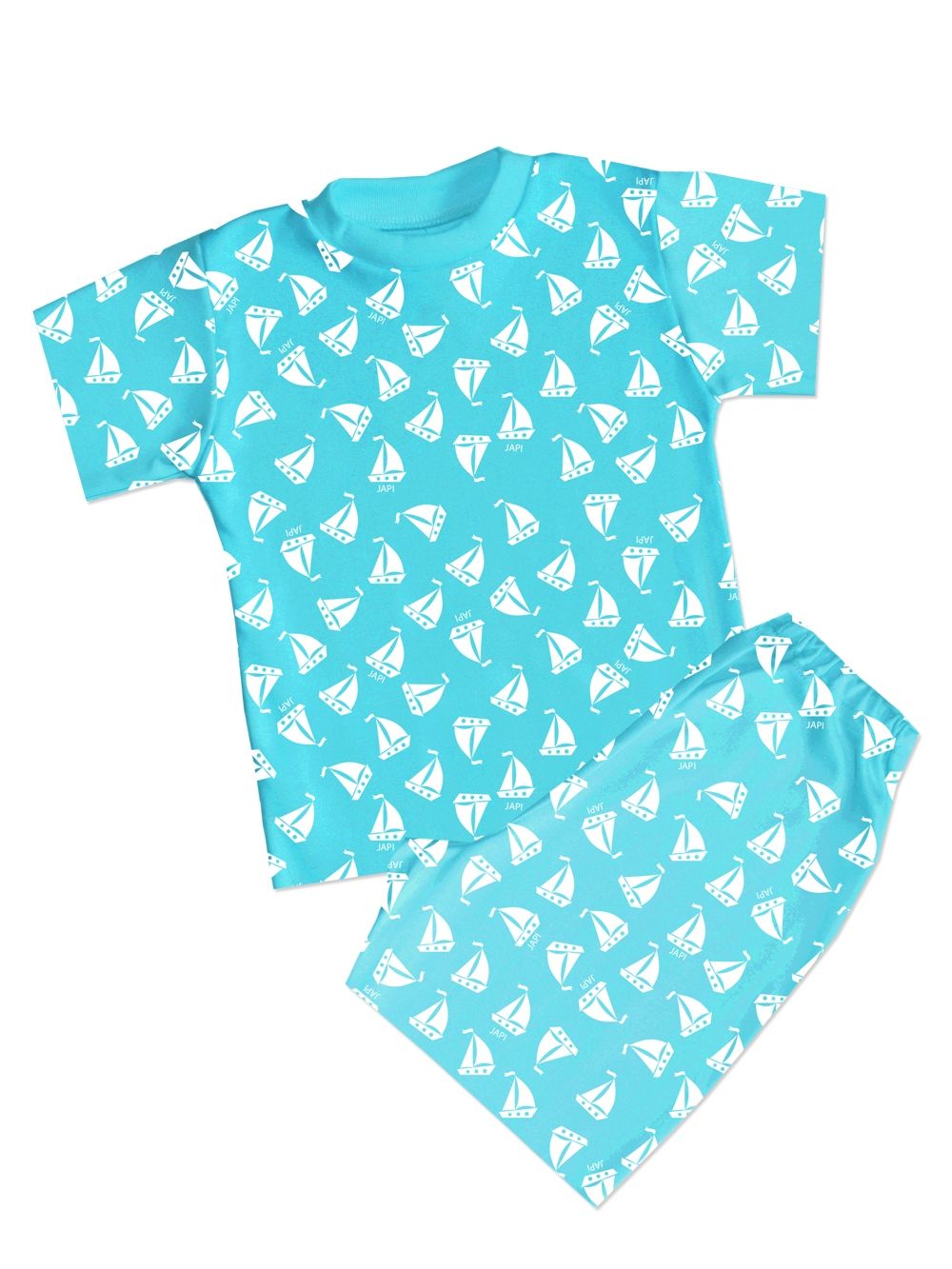 Dívčí pyžamo SAILBOAT s krátkym rukávem