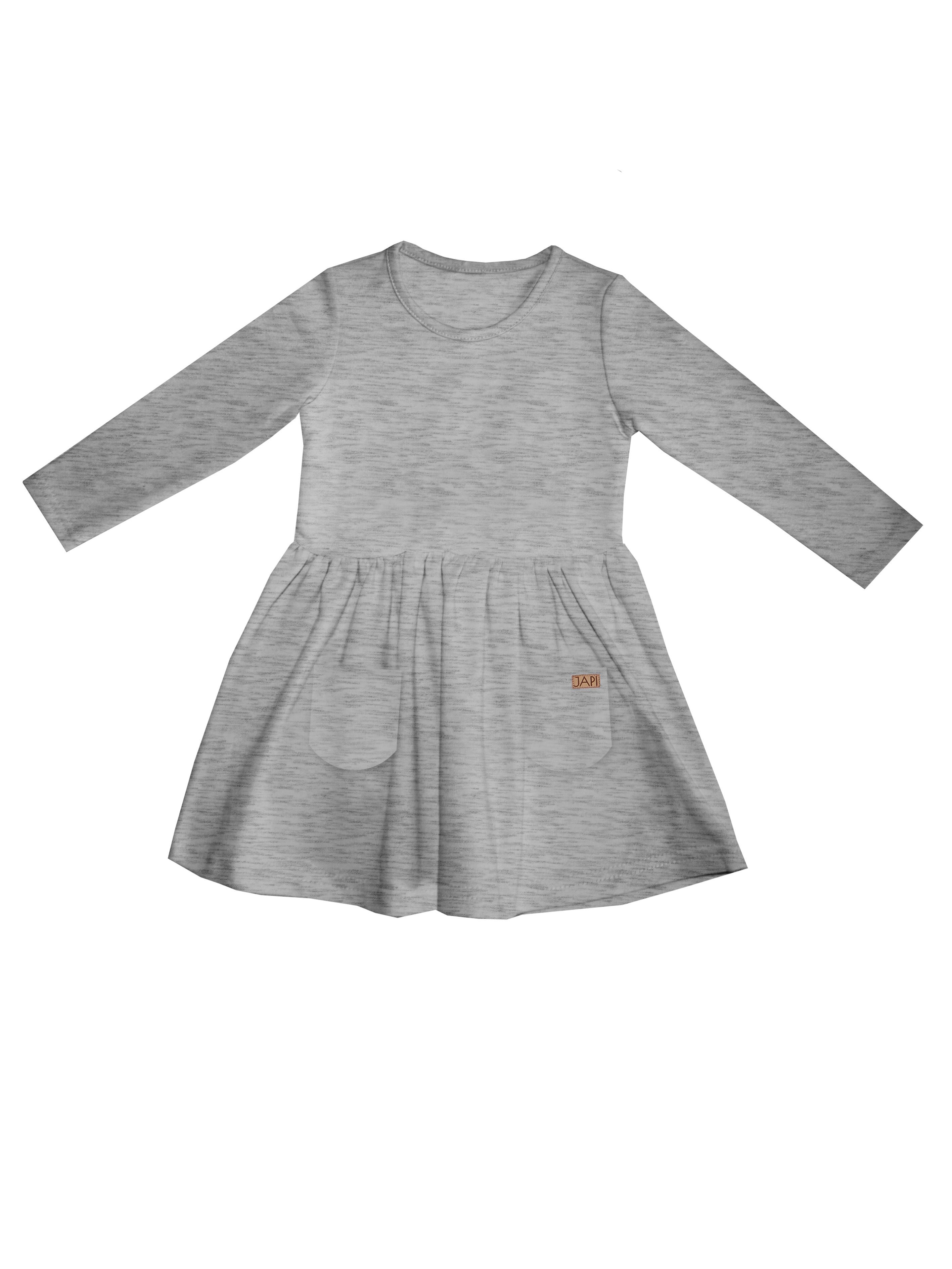 Dívčí šaty 1F GIRLS COLORS s dlouhým rukávem