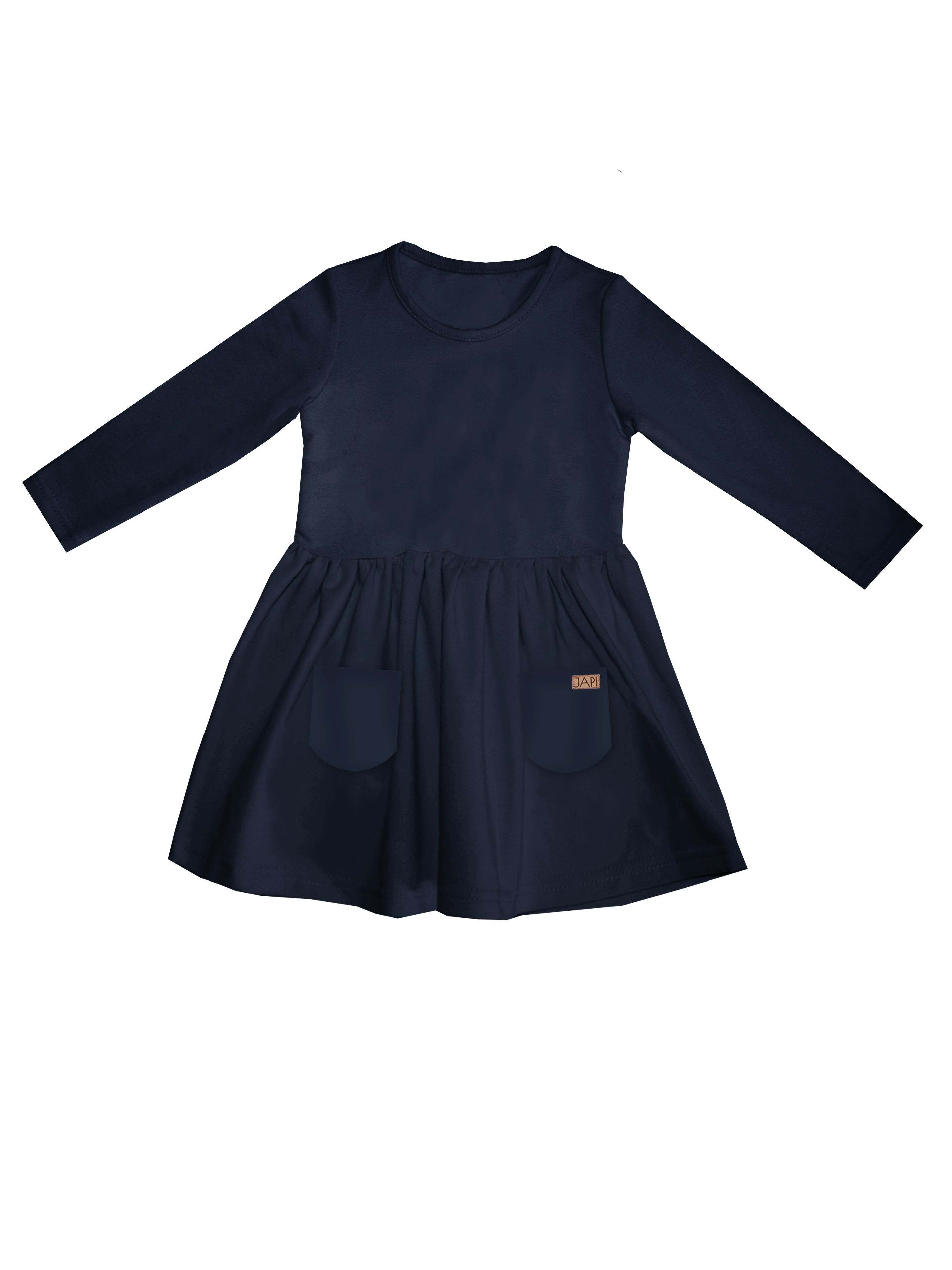 Dívčí šaty 1F GIRLS COLORS s dlouhým rukávem