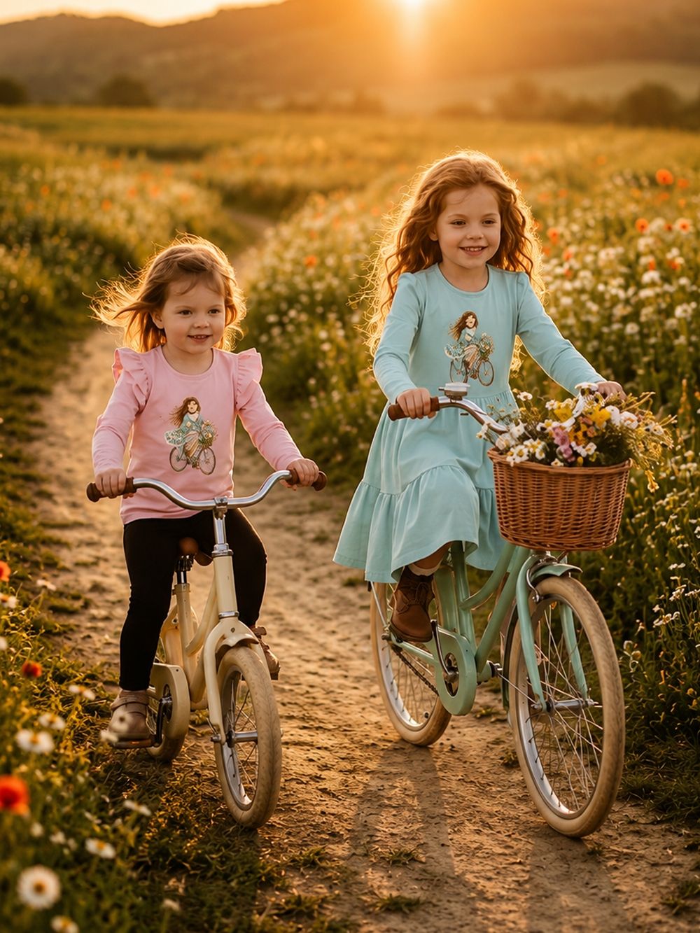 Dívčí šaty VINTAGE RIDE s dlouhým rukávem