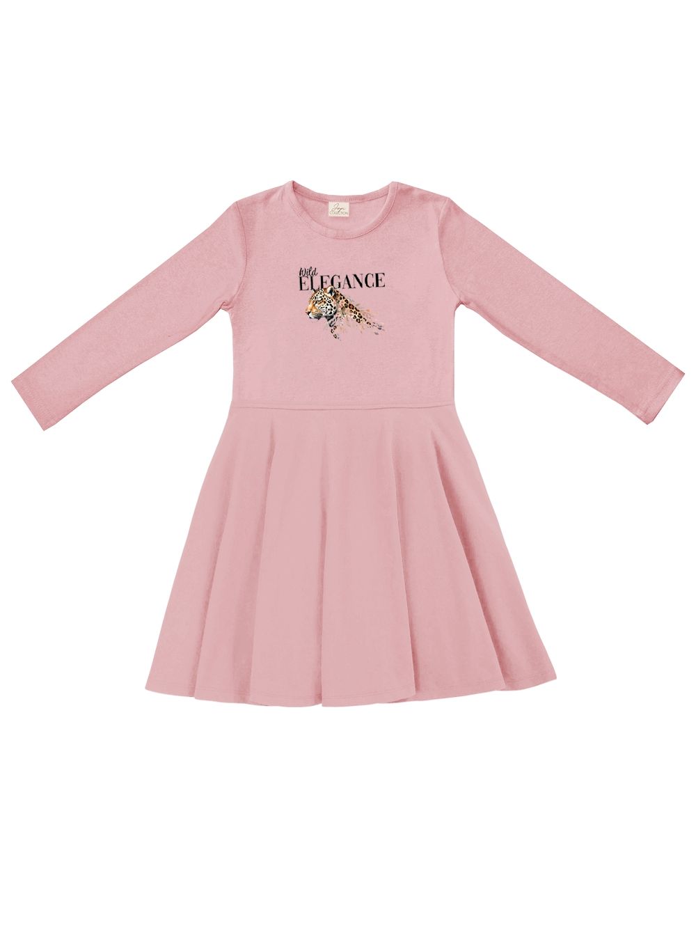 Dívčí šaty WILD ELEGANCE s dlouhým rukávem
