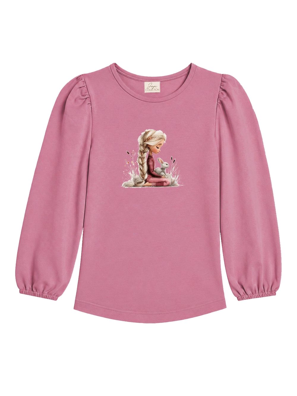 Dívčí tričko BUNNY LOVE s dlouhým rukávem