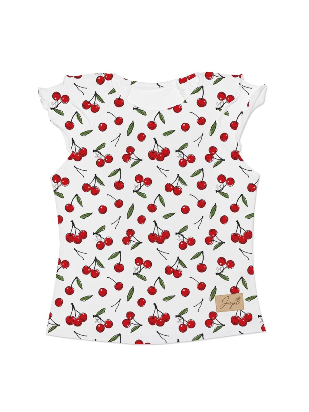 Dívčí tričko CHERRY s krátkym rukávem
