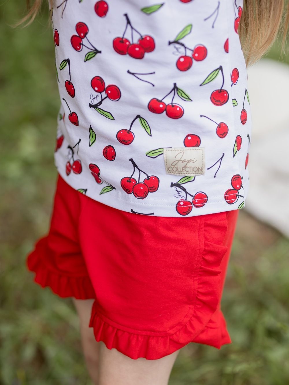 Dívčí tričko CHERRY s krátkym rukávem