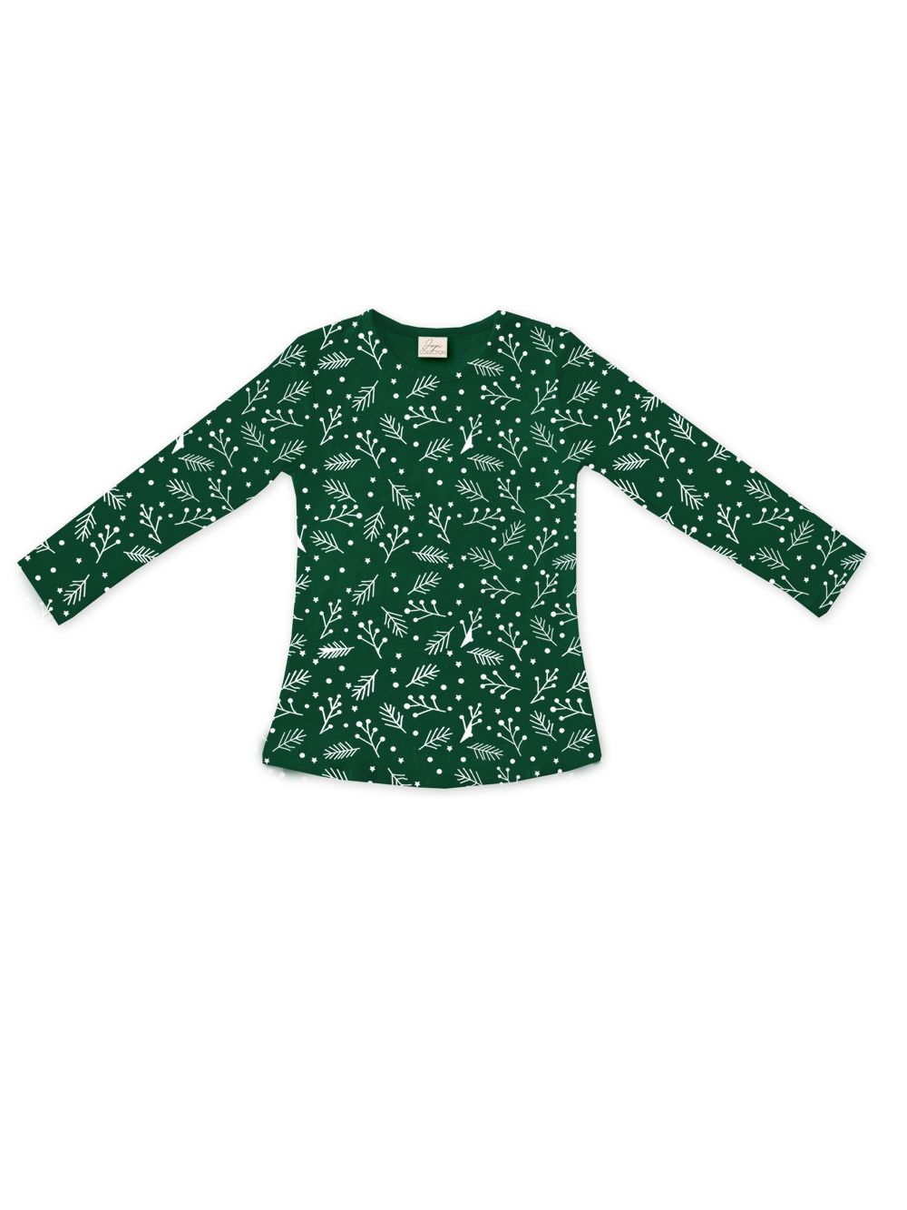 Dívčí tričko CHRISTMAS TIME s dlouhým rukávem