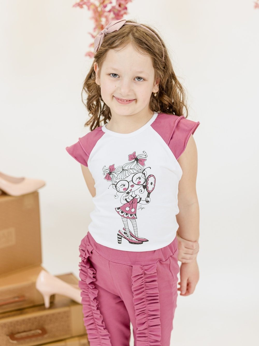 Dívčí tričko LADY s krátkym rukávem