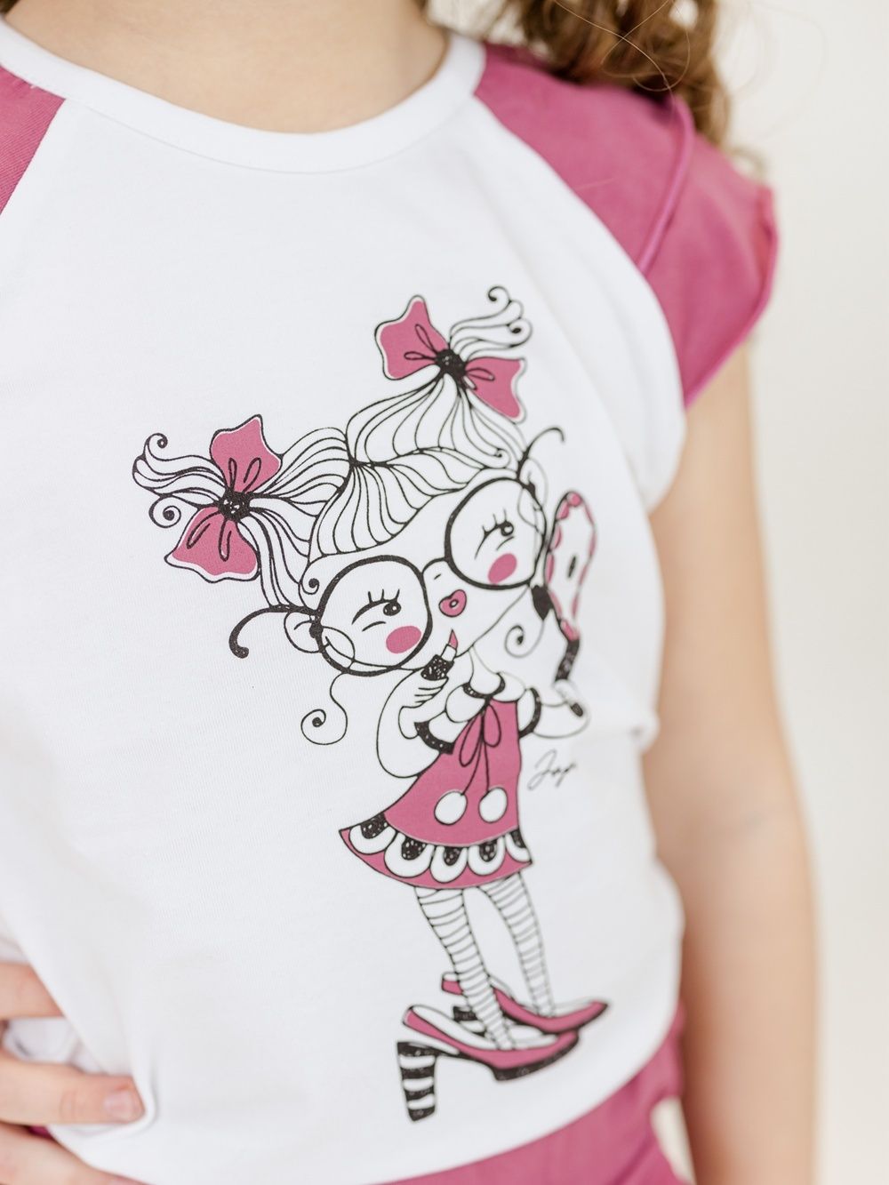 Dívčí tričko LADY s krátkym rukávem