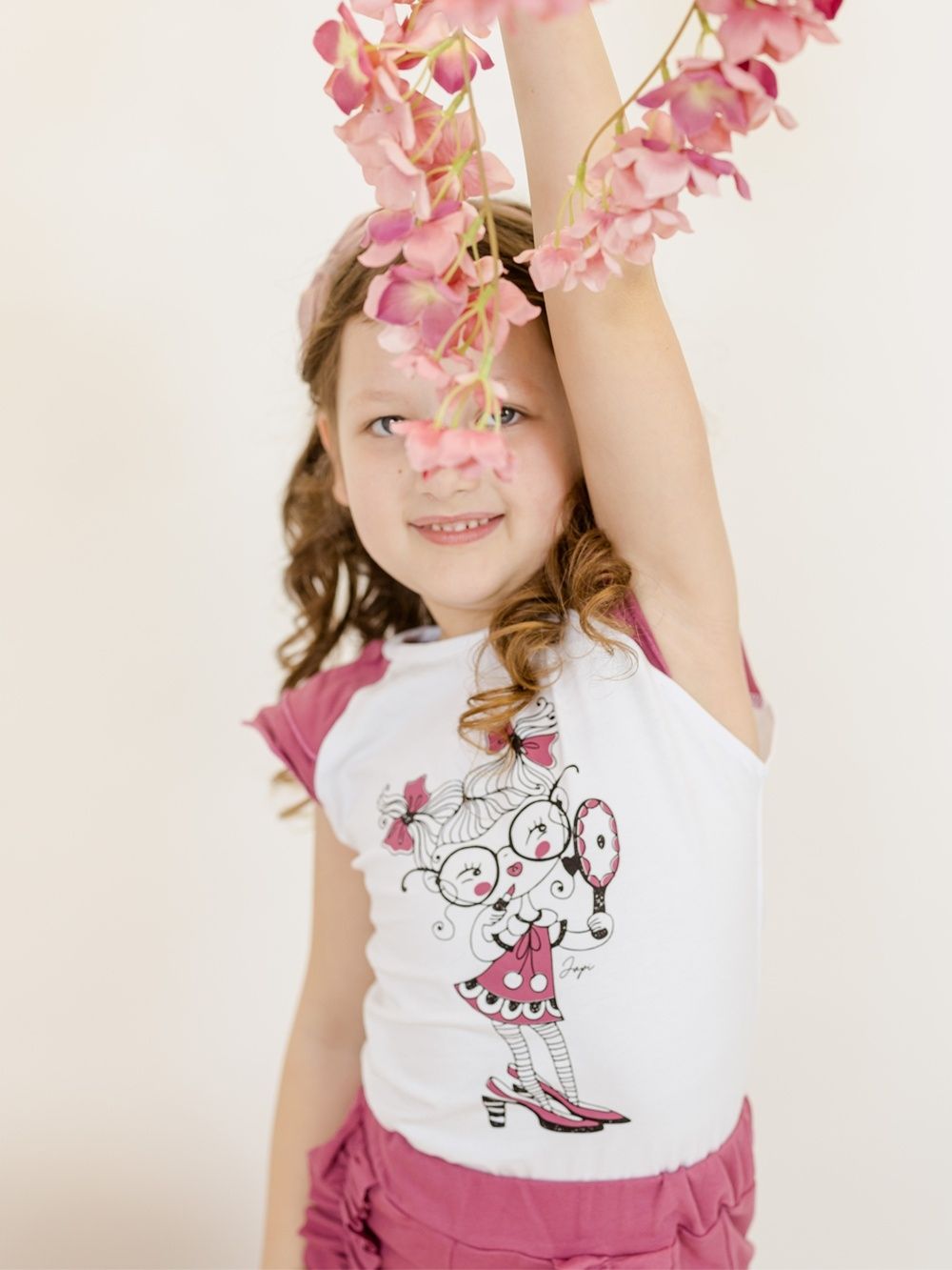 Dívčí tričko LADY s krátkym rukávem