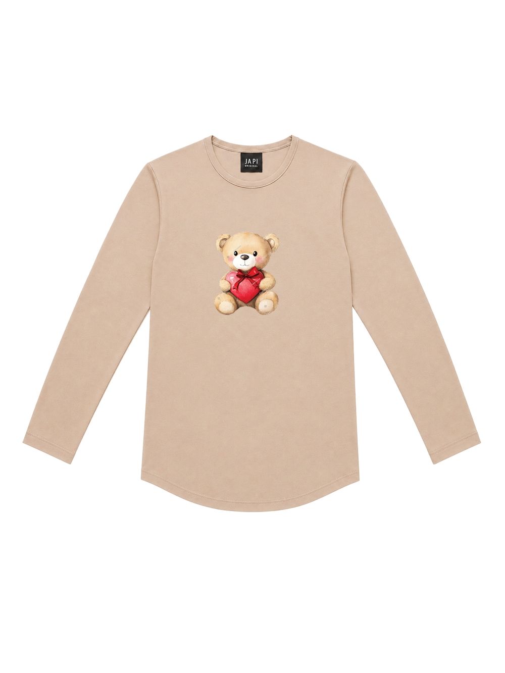 Dívčí tričko TEDDY LOVE s dlouhým rukávem