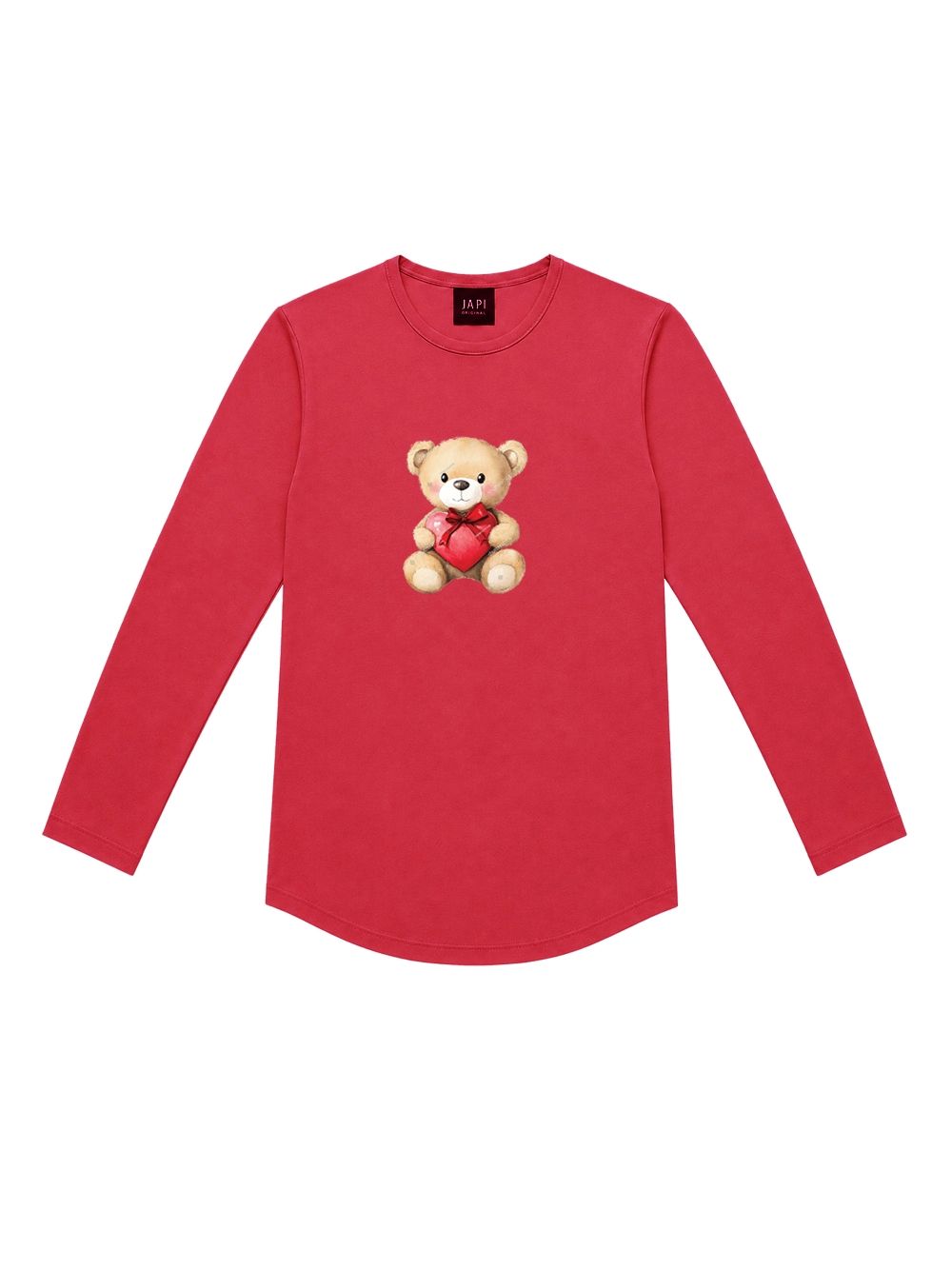 Dívčí tričko TEDDY LOVE s dlouhým rukávem