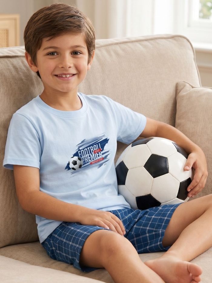 Chlapecké pyžamo LEAGUE s krátkým rukávem