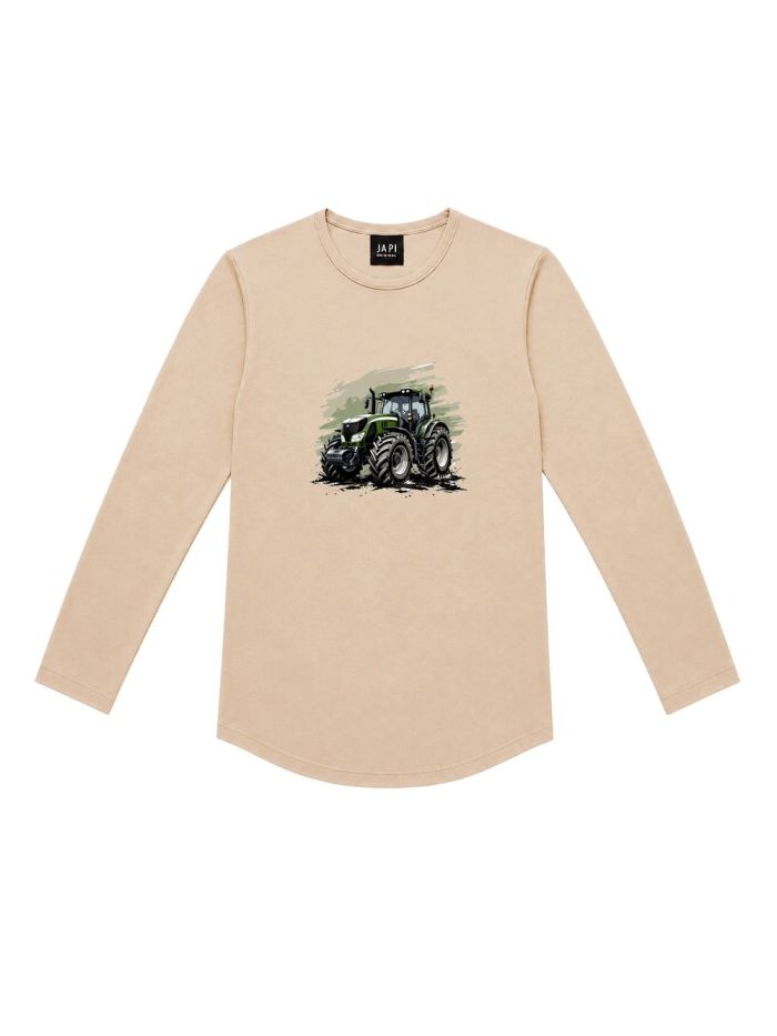 Chlapecké tričko TRACTOR TIME s dlouhým rukávem