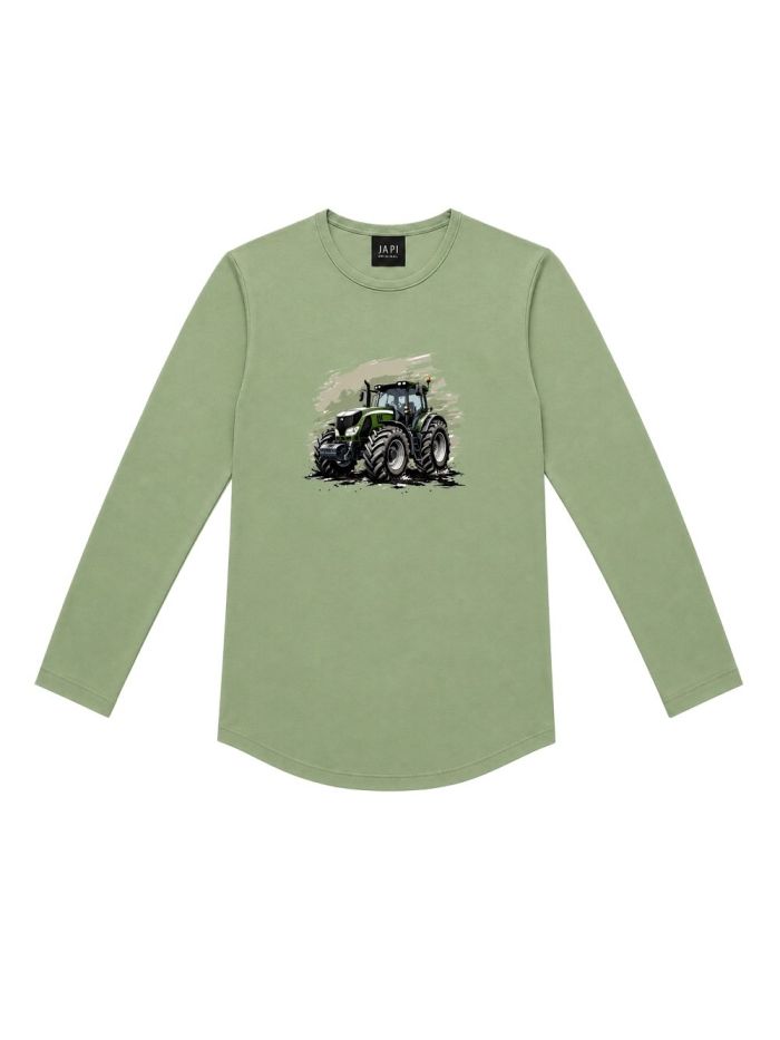 Chlapecké tričko TRACTOR TIME s dlouhým rukávem