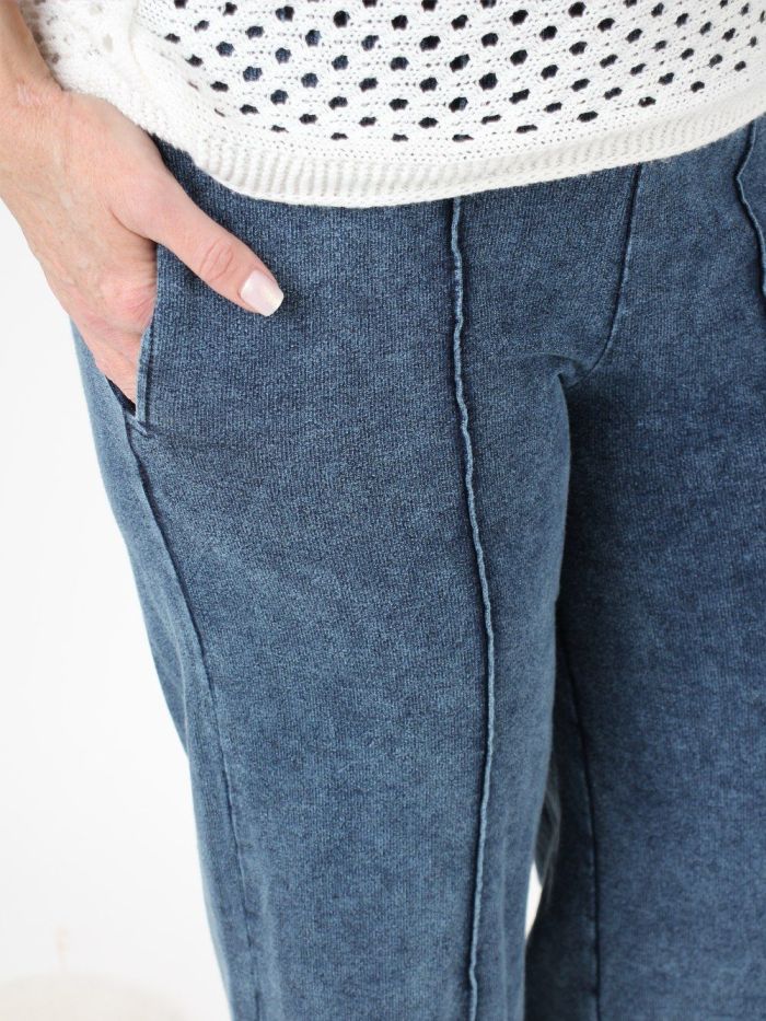 Dámske kalhoty JEANS PADAVÉ