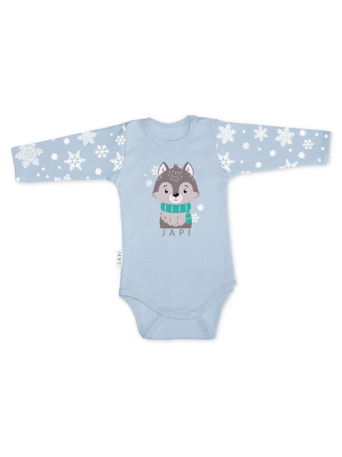 Dětské body 1F BABY WOLF s dlouhým rukávem