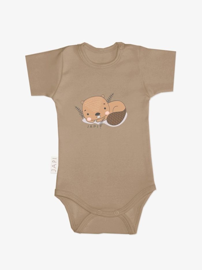 Dětské body BEAVER s krátkym rukávem