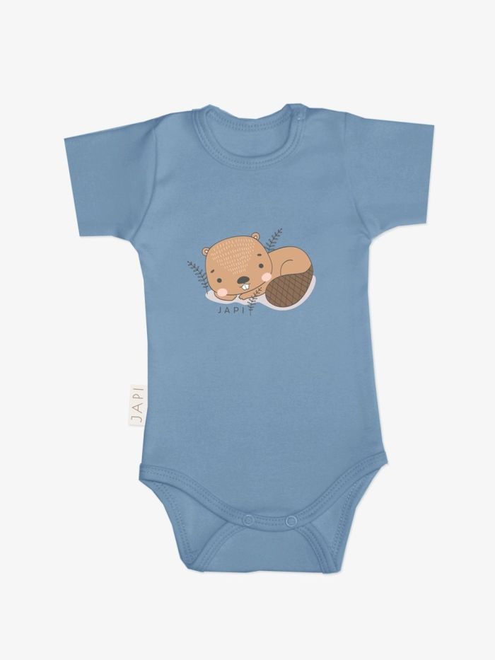 Dětské body BEAVER s krátkym rukávem